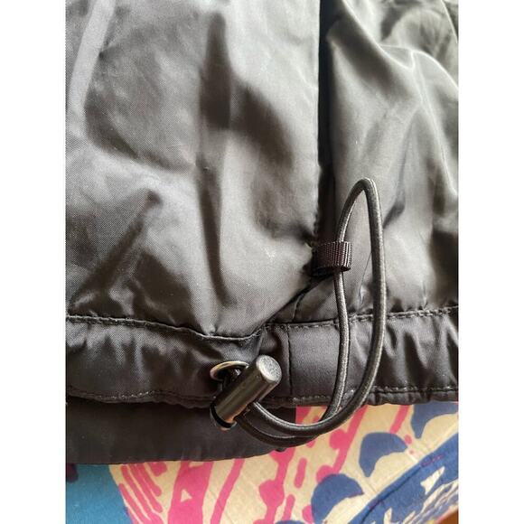 Columbia Mid Weight Black Puffer Jacket with Drawstring Waist • Size L 🗣 - Picture 7 of 8